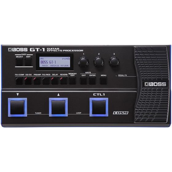 Pedaleira para Guitarra Processador de Efeitos Boss GT-1 Menor preço em Pedaleira para Guitarra Processador de Efeitos Boss GT-1