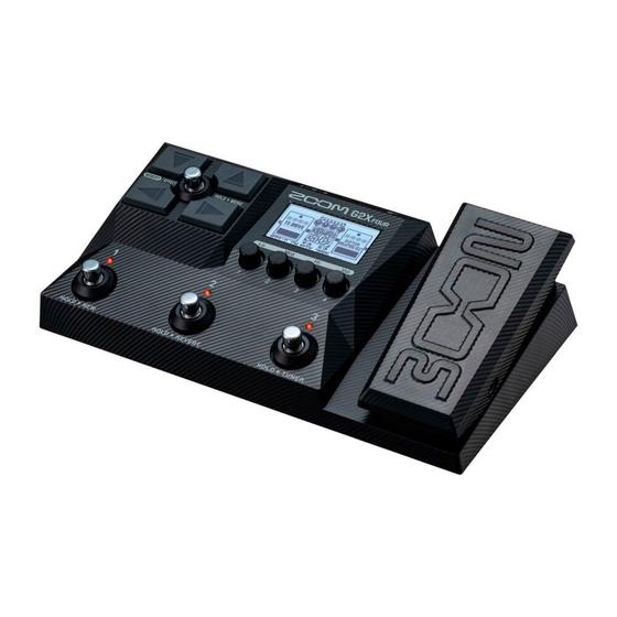 Imagem de Pedaleira para Guitarra Zoom G2X Four com Modulo de Efeitos (com fonte)