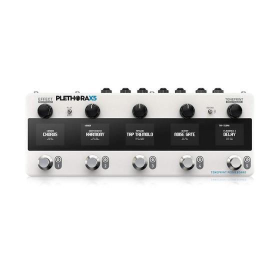 Imagem de Pedaleira Tc Electronic Plethora X5 Com 5 Blocos
