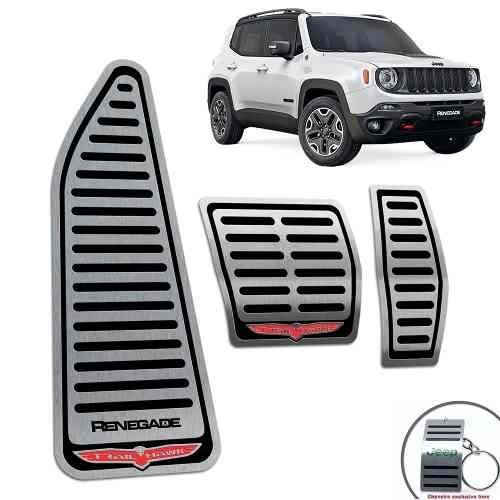 Imagem de Pedaleiras Com Descanso Jeep Renegade Trailhawk Preto