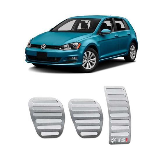 Imagem de Pedaleiras Manual Volkswagen Golf Tsi 2014/2019 I Prata