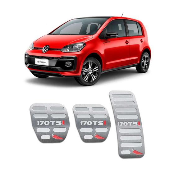 Pedaleiras Up Pepper Tsi 2018/2020 Em Aço Inox Prata Menor preço em Pedaleiras Up Pepper Tsi 2018/2020 Em Aço Inox Prata