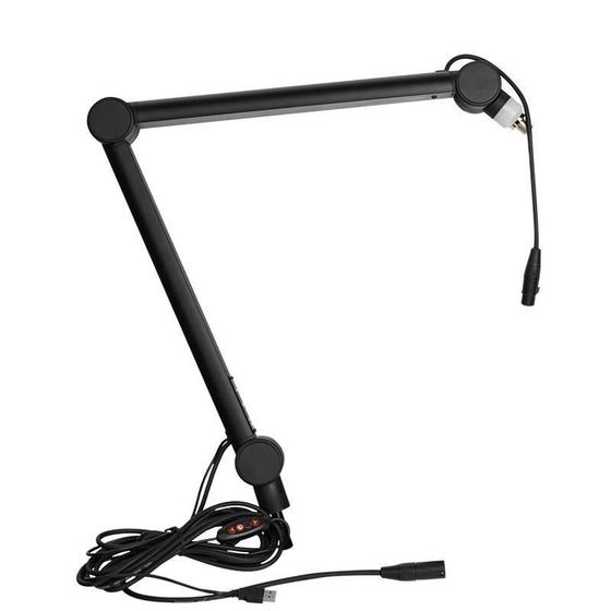 Imagem de Pedestal Articulado Led P/Microfone Mv7/Sm7B,C1,Podmic,52 Cm