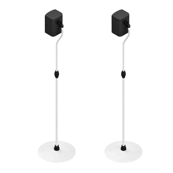 Pedestal Para Home Theater Branco Avatron Suporte para Home