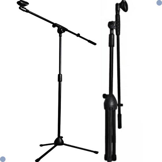 Imagem de Pedestal Profissional Para Microfone Girafa Universal PM-200 Com Cachimbo MXT