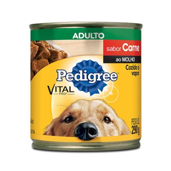 Imagem de Pedigree Lata Adulto Carne ao Molho 290g Para Cães