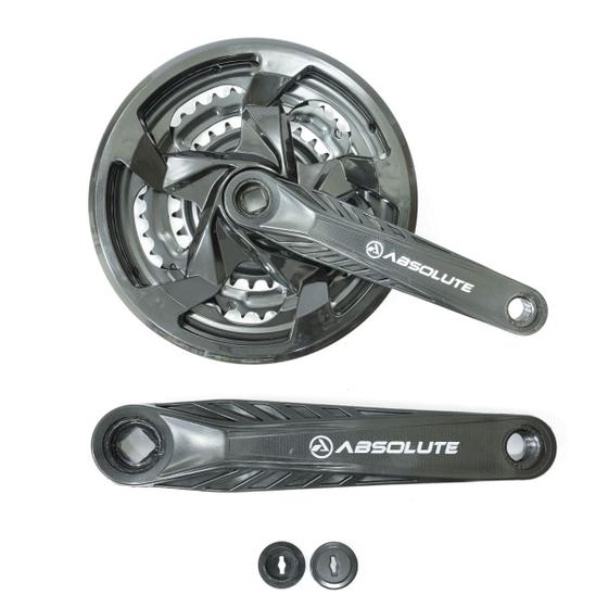 Imagem de Pedivela Bike Absolute Aço 170mm 28/38/48T Index Mtb