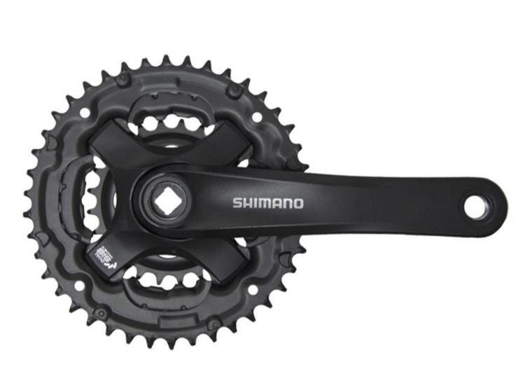 Imagem de Pedivela Shimano Tourney FC-TY501 48-38-28d 175mm preto