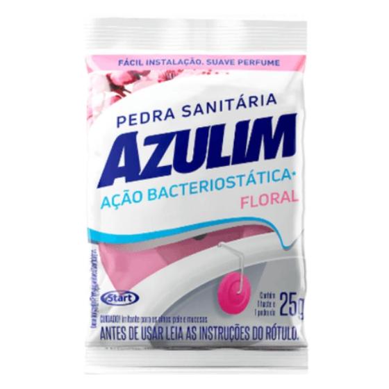 Imagem de Pedra Sanitária 25g Lavanda Floral Jasmim Eucalipto Azulim Limpeza Profunda