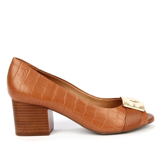 Bischoff Scarpin Sapato Jorge Bischoff Peep Toe Mullet Sapato