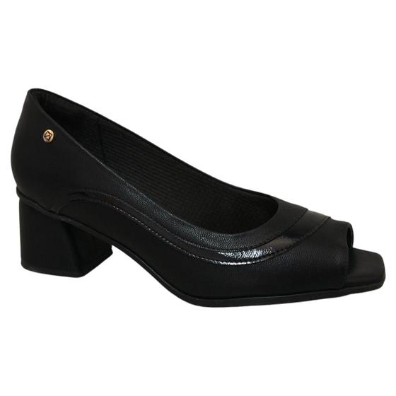 Imagem de Peep Toe Salto Bloco Piccadilly Feminino 715025