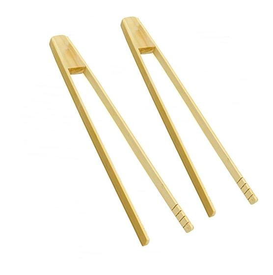 Imagem de Pegador De Bambu Para Fritura 40cm - (Kit com 2)