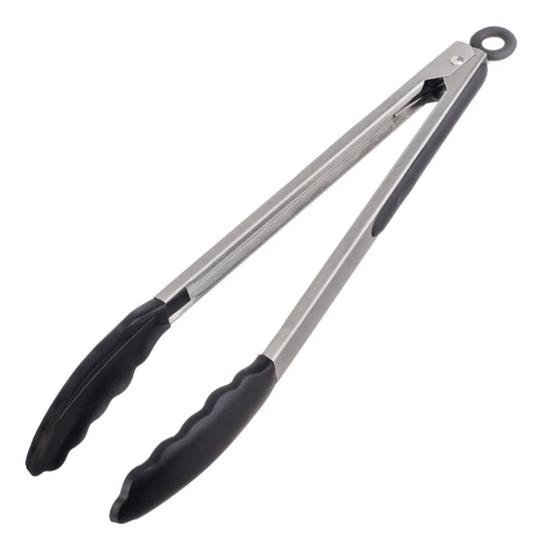 Imagem de Pegador De Inox E Silicone Preto 30Cm - Weck