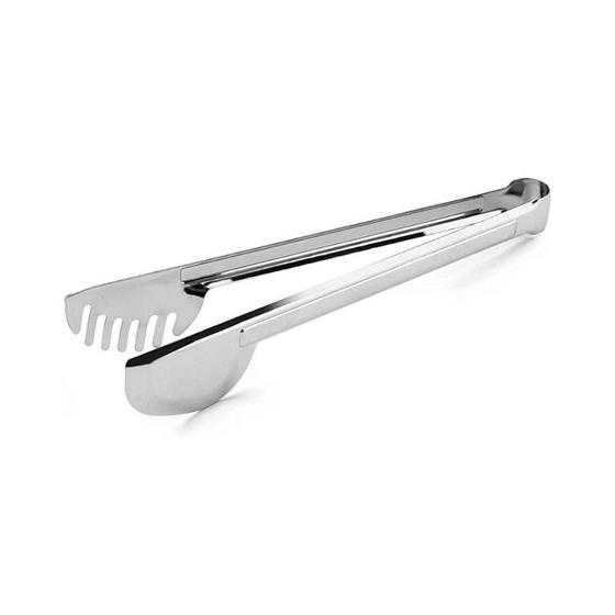 Imagem de Pegador De Massas Churrasco Saladas Aço Inox 28,5Cm Clink