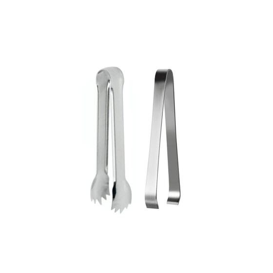 Imagem de Pegador Mini e Pinça Culinaria Inox Utensilios Cozinha 2un