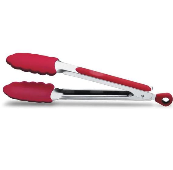 Imagem de Pegador Pinça Universal 27 Cm - Vermelho Brinox