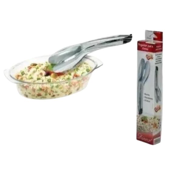 Imagem de Pegadores Para Arroz Massa Salada Em Aço Inox Pratico