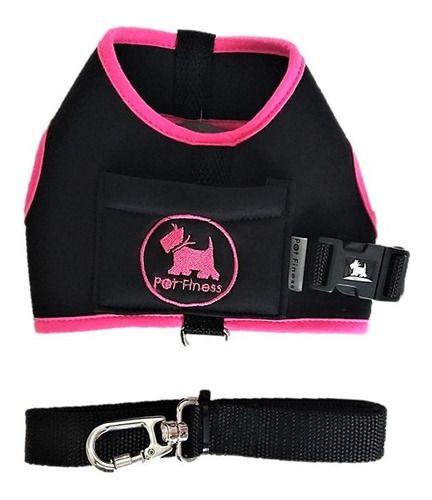 Imagem de Peitoral Coleira Guia Pet Cachorro Colete Neoprene 3 Até 8kg