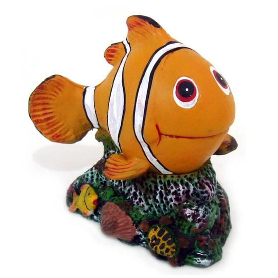 Imagem de Peixe palhaço Nemo grande enfeite decoração de aquário.