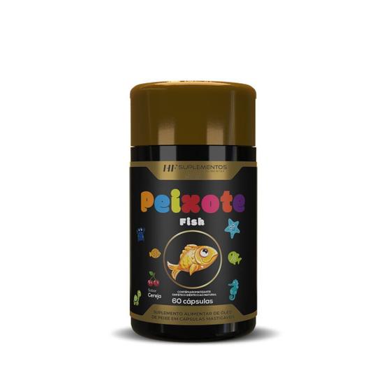 Imagem de Peixote Omega 3 Infantil Mastigavel 60Caps Hf Suplementos