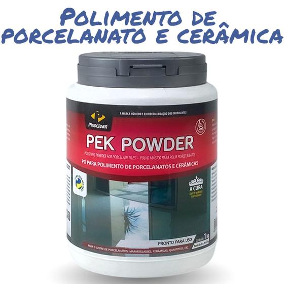 Imagem de Pek Powder Pó Para Polimento de Porcelanatos e Ceranmicas Pisoclean 1Kg