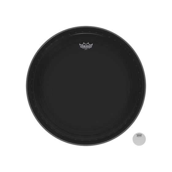 Pele 18 Remo Powerstroke Pro Ebony Pr141800 10479 Imagem de Pele 18 Remo Powerstroke Pro Ebony Pr141800 10479