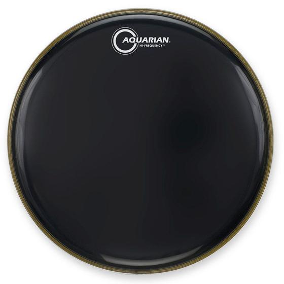 Imagem de Pele Aquarian Hi Frequency Black 08", Filme Simples, Preta