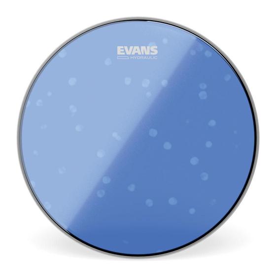 Imagem de Pele Batedeira Caixa/Surdo 16'' Azul Evans Hydraulic TT16HB F035