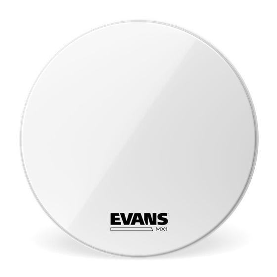 Imagem de Pele Para Bumbo Marcial 16'' Evans MX1 BD16MX1W