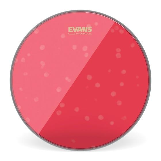 Imagem de Pele Para Caixa E Surdo 16'' Vermelha Evans Hydraulic TT16HR