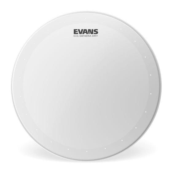 Imagem de Pele Para Caixa Genera Dry 12'' Evans B12DRY