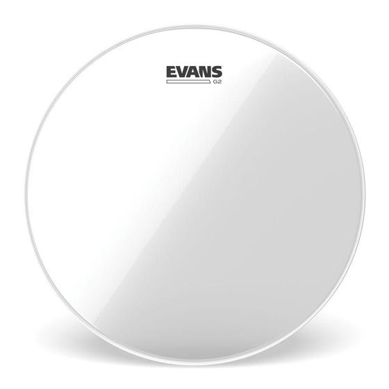 Imagem de Pele Para Caixa / Tom Genera G2 Transp. 10' Evans TT10G2