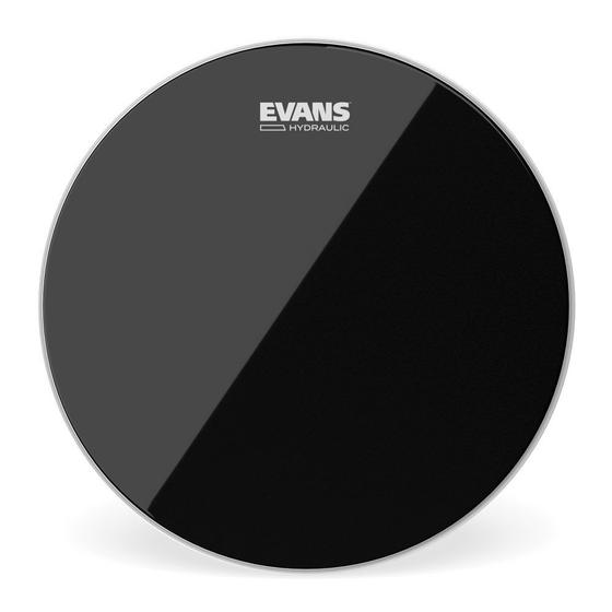 Imagem de Pele Para Caixa / Tom Hidraulica Preta 16" Evans TT16HBG