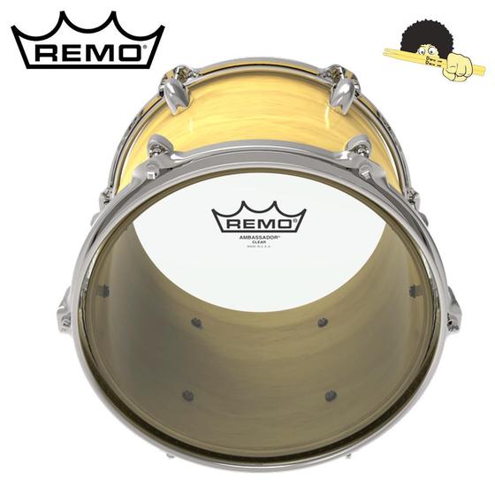 Imagem de Pele para surdo/bumbo 16 - Remo ambassador clear