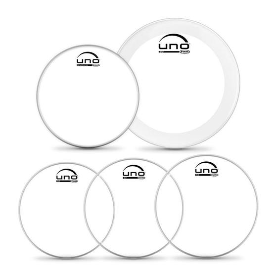 Imagem de Pele Uno by Evans UPG2CLF20 Fusion - Kit com 10, 12, 14 e 20