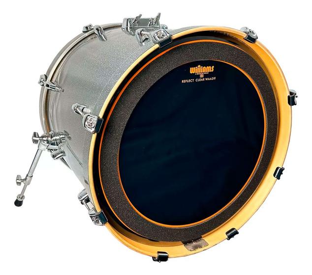 Imagem de Pele williams reflect filme duplo com muffle p/ bumbo 22''