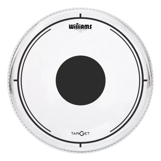Imagem de Pele Williams Target Dot Clear DT2 20" para Bumbo Filme Duplo