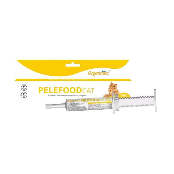 Imagem de Pelefood Cat Pasta 28ml Organnact vitamínico Omega Gatos