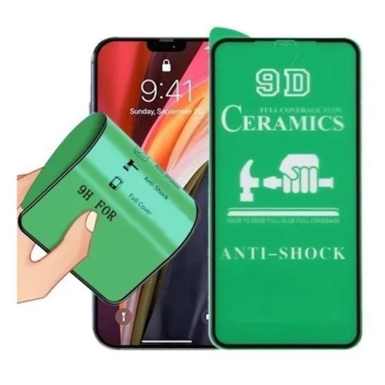 Imagem de Película 3D Cerâmica Anti Impacto Compatível com todos Iphones Linha 14