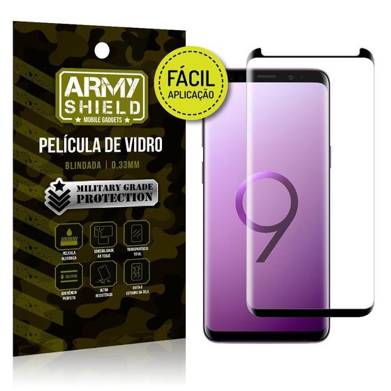 Imagem de Película 3D Fácil Aplicação Samsung Galaxy S9 Plus Película 3D - Armyshield