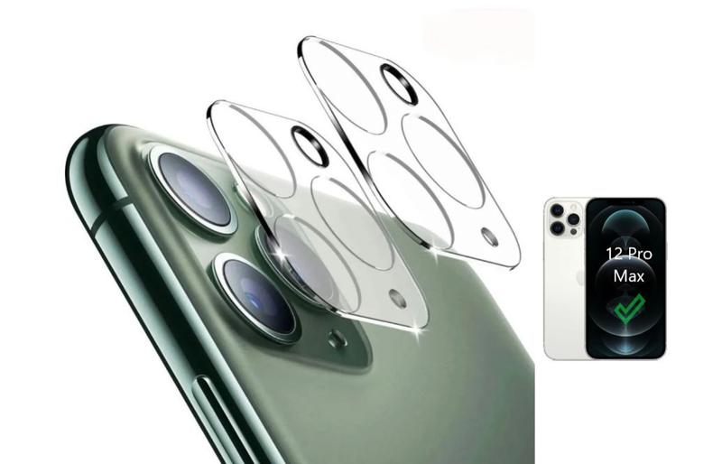 Imagem de Película 3D Para Câmera Compatível Com Iphone 12 Pro Max Blindada