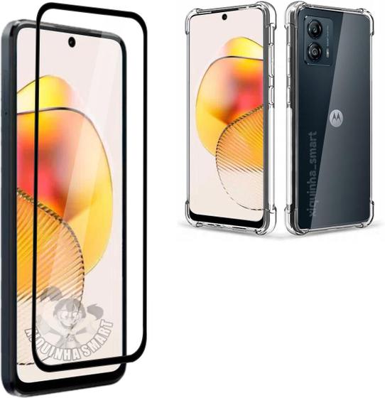 Imagem de Película 9D Cerâmica + Capinha Motorola Moto G73