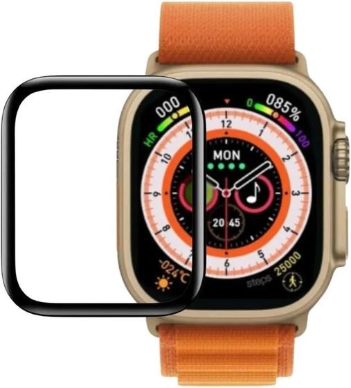 Imagem de Película 9d Ceramica Para Smartwatch W68 W69 Ultra Ws9 Ultra S9 Ultra