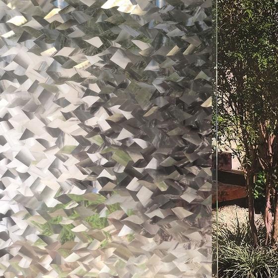 Imagem de Pelicula Adesiva Eletrostatica 3D para Porta de Vidro Ondas de Fogo 210x180cm