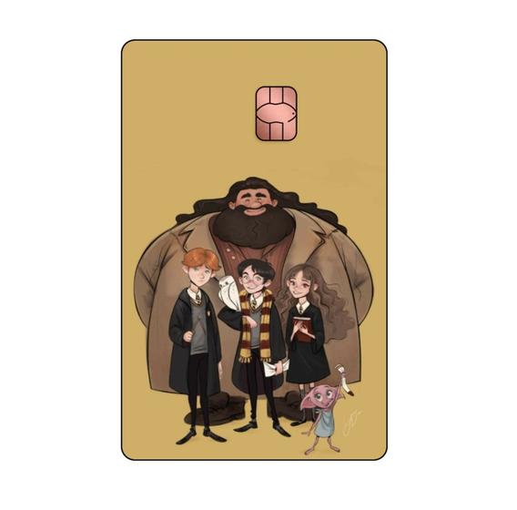 Imagem de Película Adesiva Para Cartão De Crédito Harry Potter Desenho