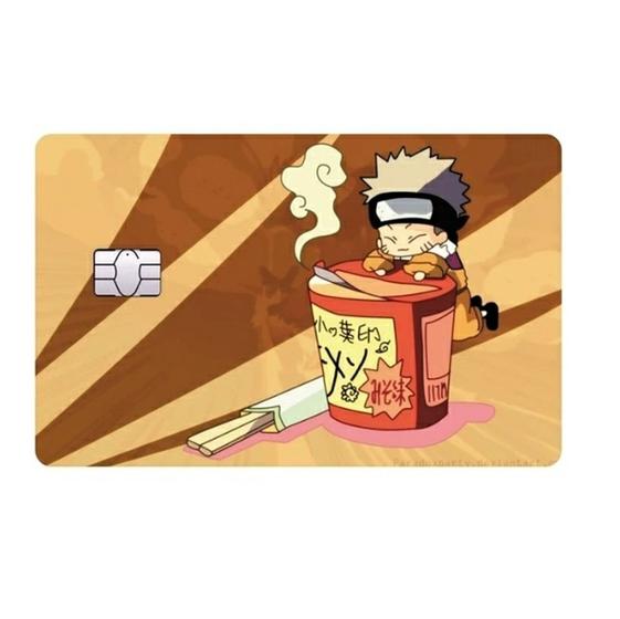 Imagem de Película Adesiva Para Cartão De Crédito Naruto Lamen