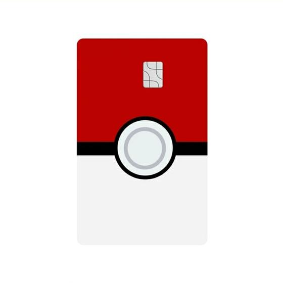 Imagem de Película Adesiva Para Cartão De Crédito Pokémon Pokébola