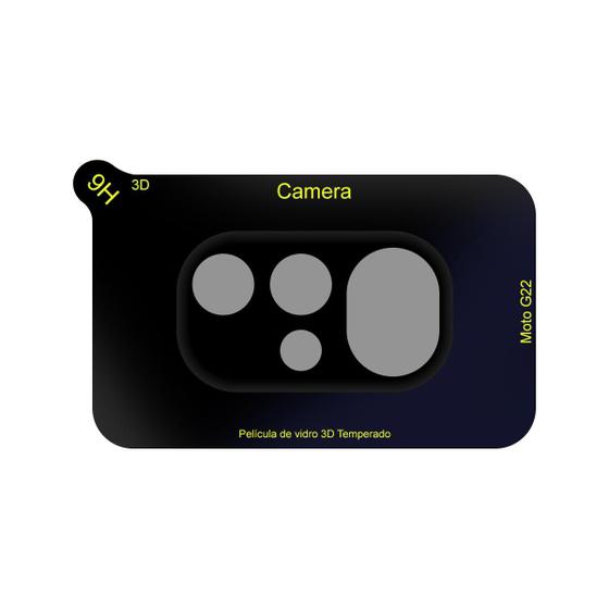 Imagem de Pelicula Camera Para Moto G22 XT2231 6.5 + Capa Anti Impacto - Cell In Power25