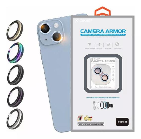 Imagem de Película Câmera Safira compatível com  iPhone 13 - Azul