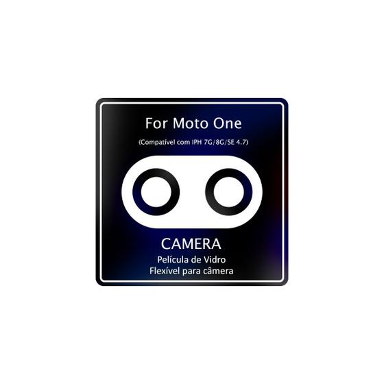 Imagem de Película Câmera Traseira compativel Moto One XT1941 5.9  + Capa BORDA - Cell In Power25